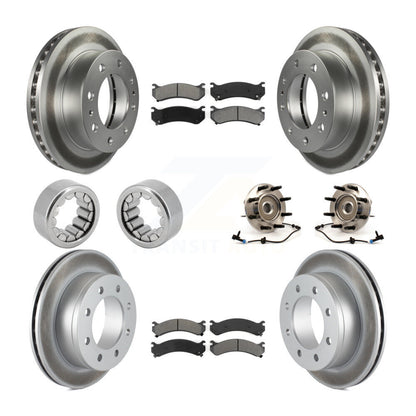 Kit de chaussures de plaquettes de Rotor de frein de manteau de roulement avant et arrière (10 pièces) pour Chevrolet Silverad
