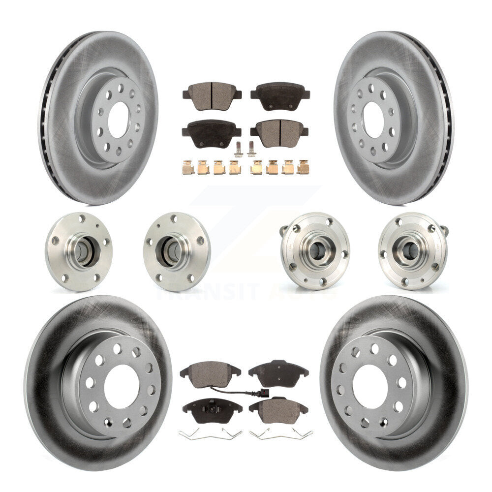 Kit de plaquettes de Rotor de frein, roulement de moyeu avant et arrière (10 pièces) pour Volkswagen Beetle GT