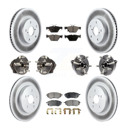 Kit de plaquettes de Rotor de frein, roulement de moyeu avant et arrière (10 pièces) pour Subaru Legacy 2.5 15