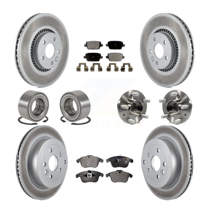 Kit de patins de rotor de frein, roulement avant et arrière (10 pièces) pour Land Rover LR 08-11