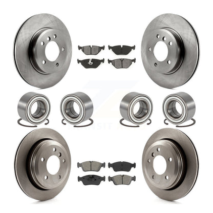 Kit de rotors et plaquettes de frein à disque à roulement avant et arrière (10 pièces) pour BMW 325x 2001-2005