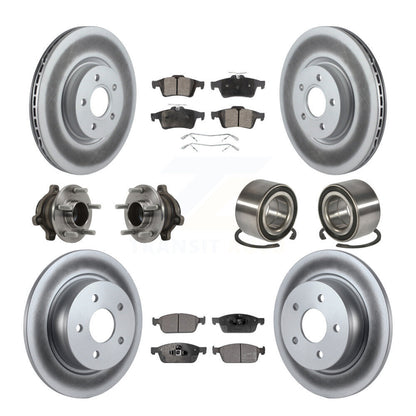 Kit de plaquettes de rotor de frein, roulement de moyeu avant et arrière (10 pièces) pour Ford Transit Connect