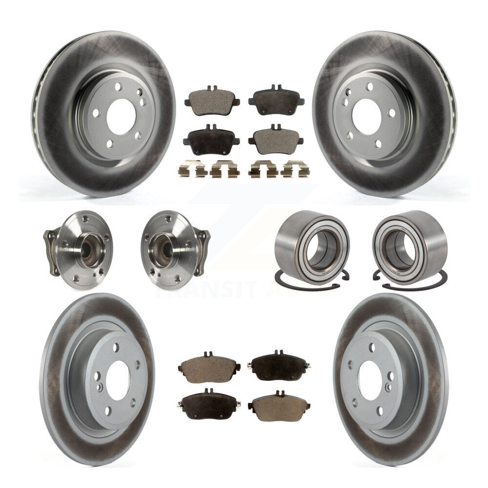 Kit de plaquettes de rotor de frein, roulement de moyeu avant et arrière (10 pièces) pour Mercedes-Benz GLA25