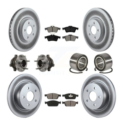Kit de plaquettes de rotor de frein, roulement de moyeu avant et arrière (10 pièces) pour Ford Transit Connect