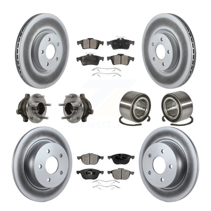 Kit de plaquettes de rotor de frein, roulement de moyeu avant et arrière (10 pièces) pour Ford Transit Connect