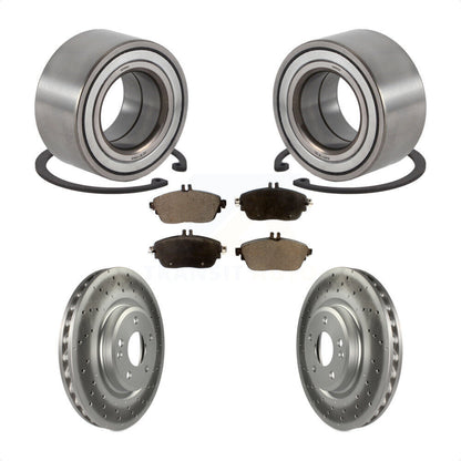 Kit de Rotor et de plaquettes de frein revêtus de roulement de roue avant, pour Mercedes-Benz GLA250 CLA25