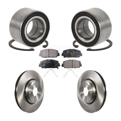 Kit de rotors et plaquettes de frein à disque, roulement de roue avant, pour Honda Civic Acura ILX