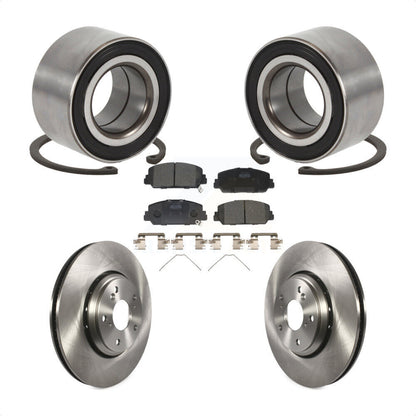 Kit de rotors et plaquettes de frein à disque, roulement de roue avant, pour Honda Civic Acura ILX