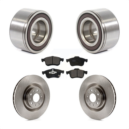 Kit de rotor de frein à disque et de plaquettes en céramique, roulement de roue avant, pour Fiat 500 2014 – 2018
