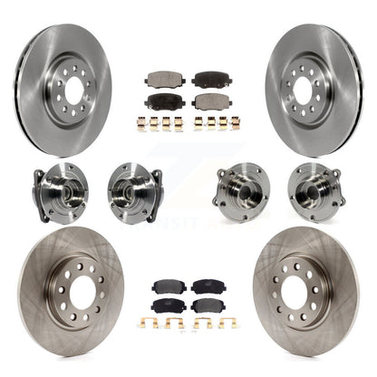 Kit de plaquettes de Rotor de frein, roulement de moyeu avant et arrière (10 pièces) pour Chrysler 200 FW 2015 – 2017