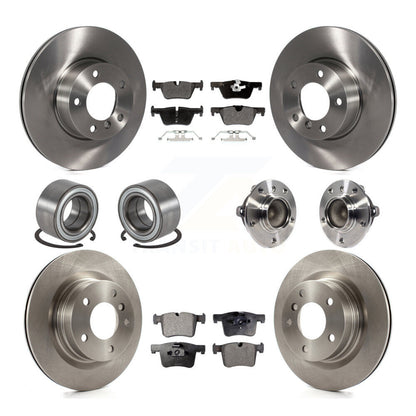 Kit de patins et rotors de frein à disque, roulement de moyeu avant et arrière, 10 pièces, pour BMW 320i 328