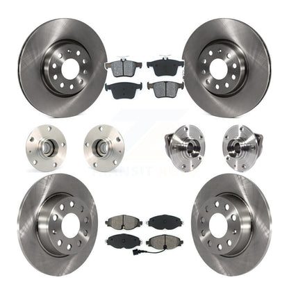 Kit de rotors et plaquettes de frein avec roulement de moyeu avant et arrière (10 pièces) pour Audi A3 Sportback e-tro