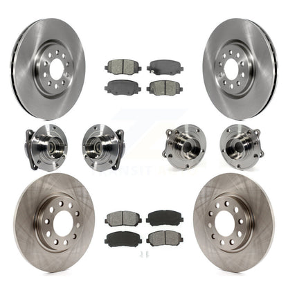 Kit de plaquettes de Rotor de frein, roulement de moyeu avant et arrière (10 pièces) pour Chrysler 200 FW 2015 – 2017