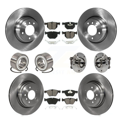 Kit de patins et rotors de frein à disque, roulement de moyeu avant et arrière, 10 pièces, pour BMW 330 2006