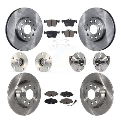 Kit de rotor et de plaquettes de frein à disque, roulement de moyeu avant et arrière (10 pièces) pour Audi A3 2.0 2016