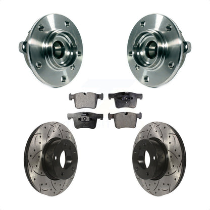 Kit de plaquettes de Rotor de frein, roulement de moyeu avant, fente percée, pour BMW 328i xDrive 320i 228