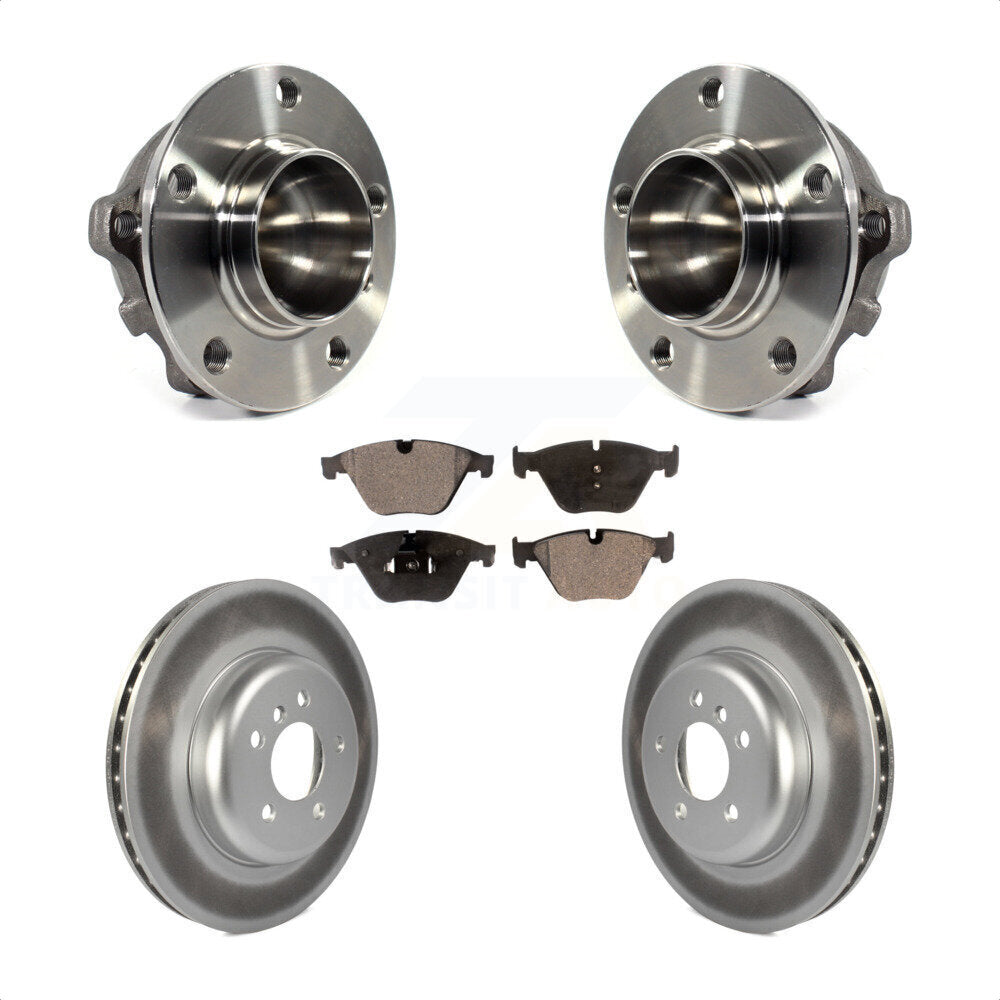 Kit de plaquettes de Rotor de frein enduit de roulement de moyeu avant, pour BMW 535i 640i Gran Coupé 5 535