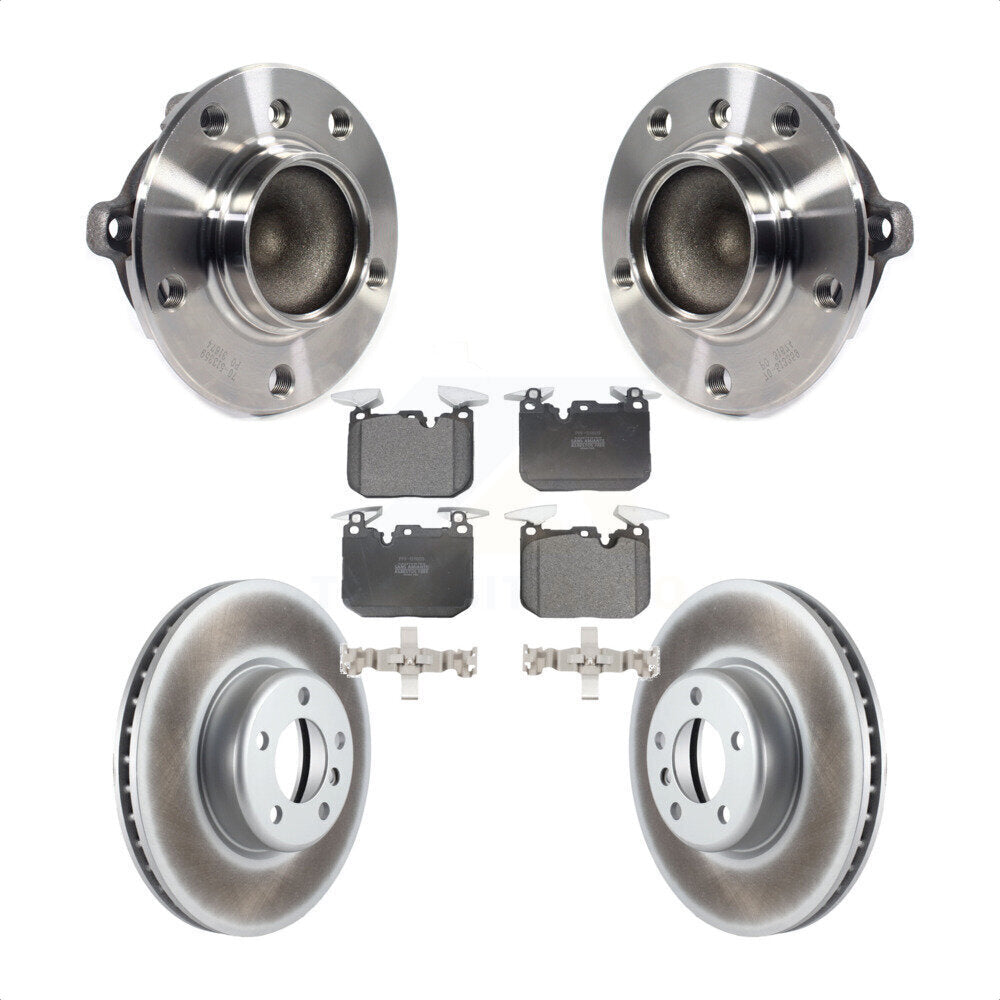 Kit de plaquettes de Rotor de frein enduit de roulement de moyeu avant, pour BMW 335i 328i 228i 435i M240i