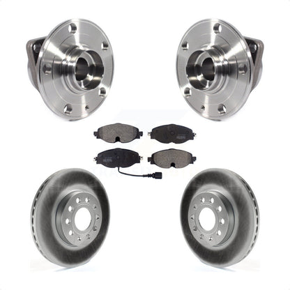 Kit de plaquettes de Rotor de frein enduit de roulement de moyeu avant, pour Volkswagen Jetta Taos Golf Aud