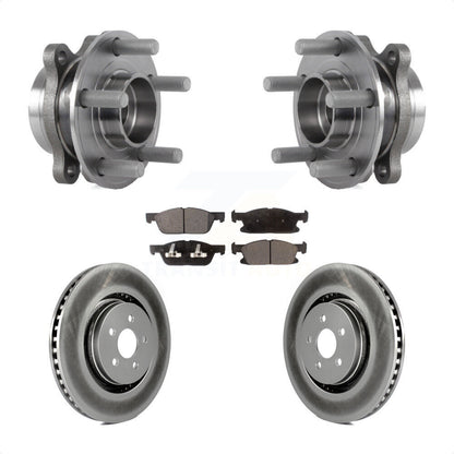 Kit de plaquettes de Rotor de frein enduites de roulement de moyeu avant, pour Ford Edge Lincoln Nautilus MK