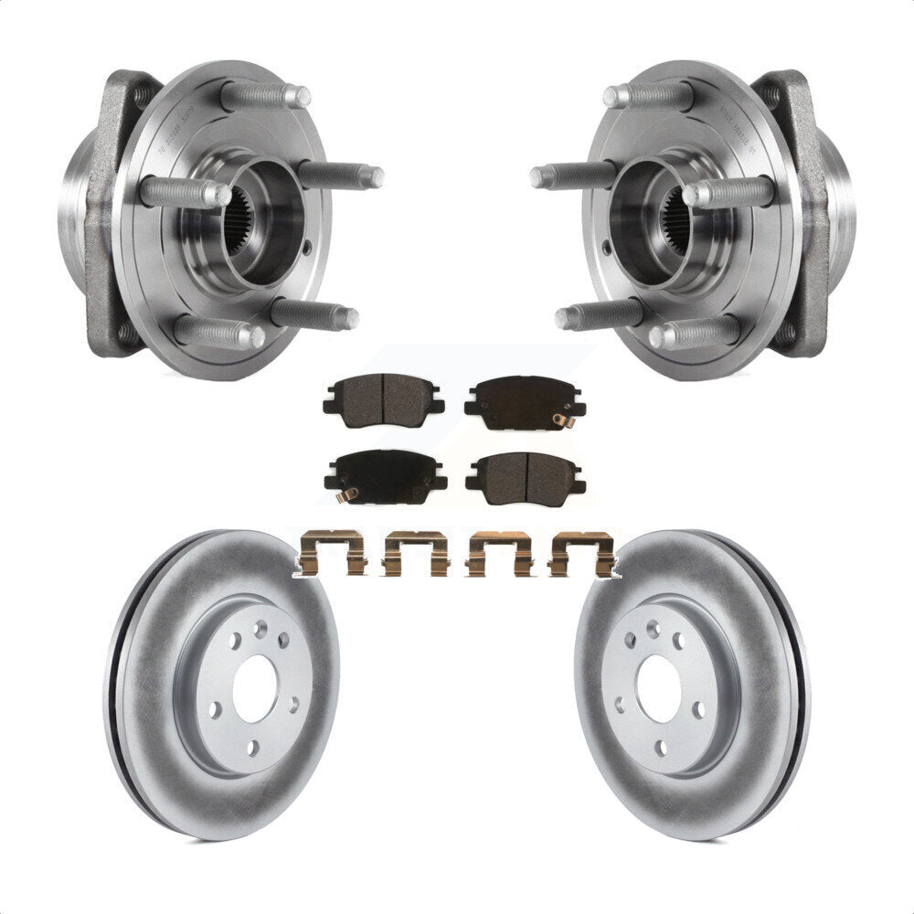 Kit de Rotor et plaquettes de frein revêtus de roulement de moyeu avant, pour Chevrolet Cruze Volt Bolt E