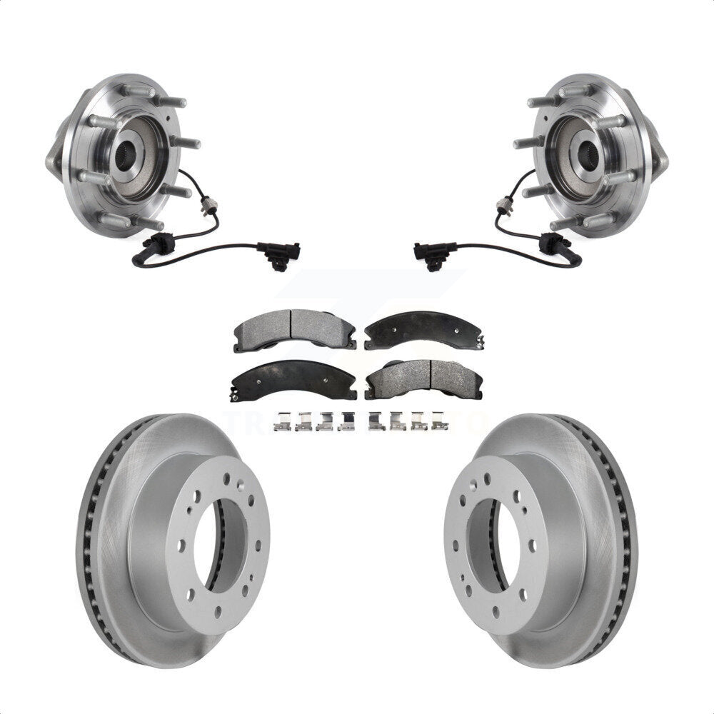 Kit de plaquettes de Rotor de frein, roulement de moyeu avant, pour GMC Sierra 3500 HD Chevrolet 4W