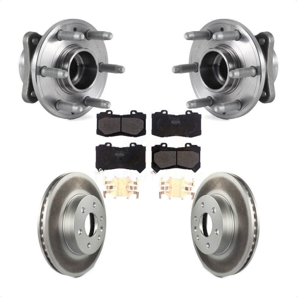 Kit de plaquettes de Rotor de frein, roulement de moyeu avant, pour Chevrolet Colorado GMC Canyon 4W