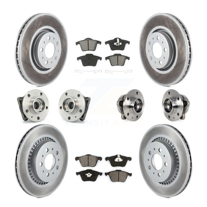 Kit de plaquettes de rotor de frein, roulement de moyeu avant et arrière (10 pièces) pour Volvo XC90 AW 08-14