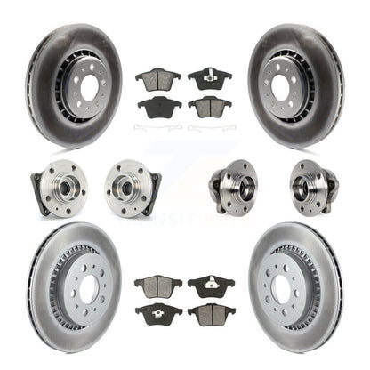 Kit de plaquettes de rotor de frein, roulement de moyeu avant et arrière (10 pièces) pour Volvo XC90 AW 08-14
