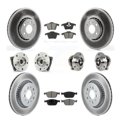 Kit de plaquettes de rotor de frein, roulement de moyeu avant et arrière (10 pièces) pour Volvo XC90 AW 08-14