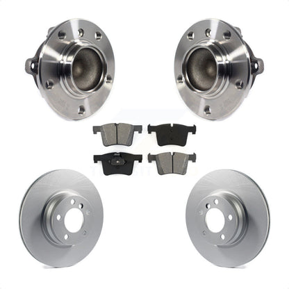 Ensemble de roulement de moyeu avant, Rotor de frein à disque revêtu et Kit de plaquettes pour BMW 328i 330