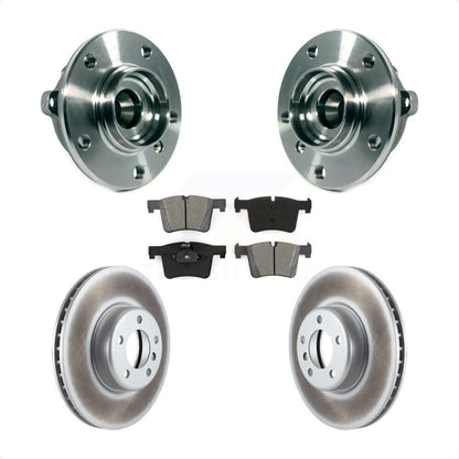 Ensemble de roulement de moyeu avant, Rotor de frein revêtu et Kit de plaquettes pour BMW 335i xDrive G
