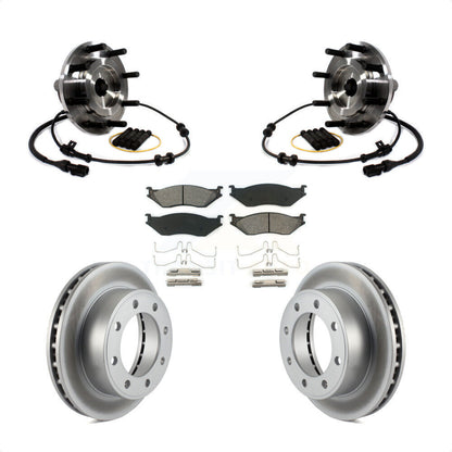 Kit de plaquettes de Rotor de frein, roulement de moyeu avant, pour Ford F-450 Super Duty F-550 4 X