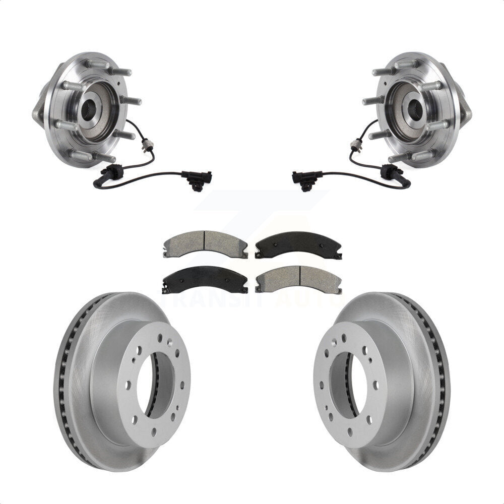 Kit de plaquettes de Rotor de frein, roulement de moyeu avant, pour GMC Sierra 3500 HD Chevrolet 4W