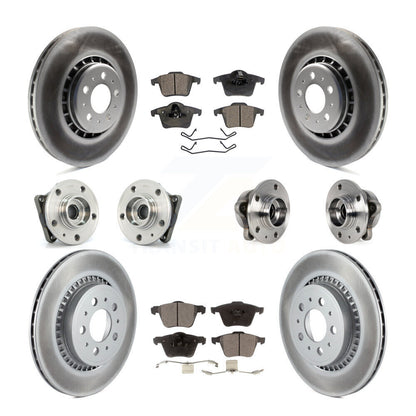 Kit de plaquettes de rotor de frein, roulement de moyeu avant et arrière (10 pièces) pour Volvo XC90 AW 08-14
