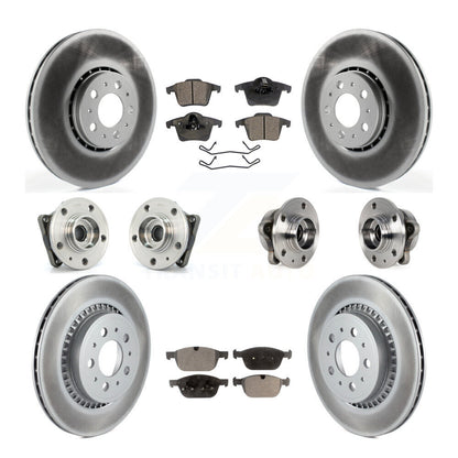 Kit de plaquettes de rotor de frein, roulement de moyeu avant et arrière (10 pièces) pour Volvo XC90 AW 08-14