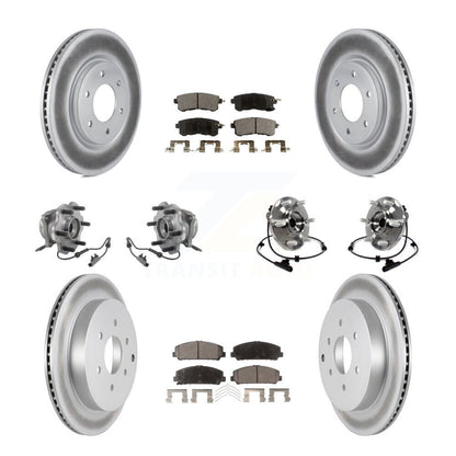 Kit de plaquettes de rotor de frein, roulement de moyeu avant et arrière (10 pièces) pour INFINITI QX80 Nissa
