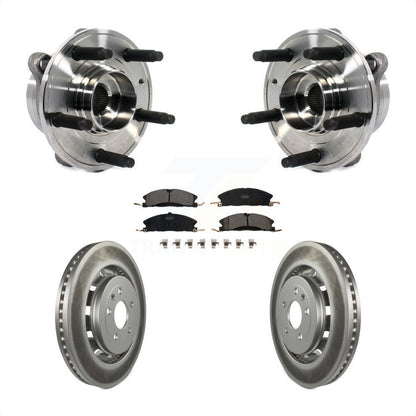 Kit de plaquettes de Rotor de frein enduites de roulement de moyeu avant, pour Ford Taurus Police Intercepto