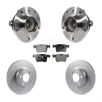 Ensemble de roulement de moyeu avant, Rotor de frein à disque revêtu et Kit de plaquettes pour BMW 328i 330
