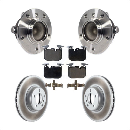 Kit de plaquettes de Rotor de frein enduit de roulement de moyeu avant, pour BMW 335i 328i 228i 435i M240i