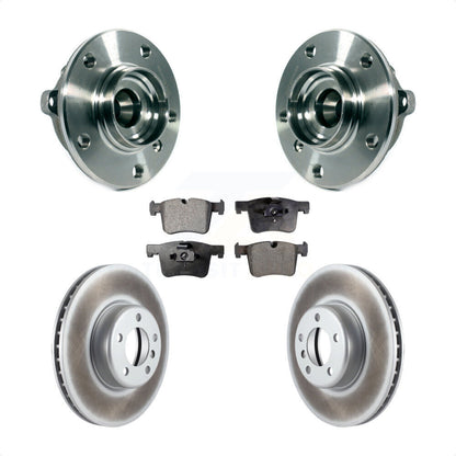 Ensemble de roulement de moyeu avant, Rotor de frein revêtu et Kit de plaquettes pour BMW 335i xDrive G