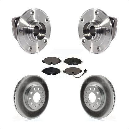 Kit de plaquettes de Rotor de frein enduit de roulement de moyeu avant, pour Volkswagen Jetta Taos Golf Aud