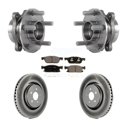 Kit de plaquettes de Rotor de frein, ensemble de roulements de moyeu avant, pour Ford Fusion Lincoln MK
