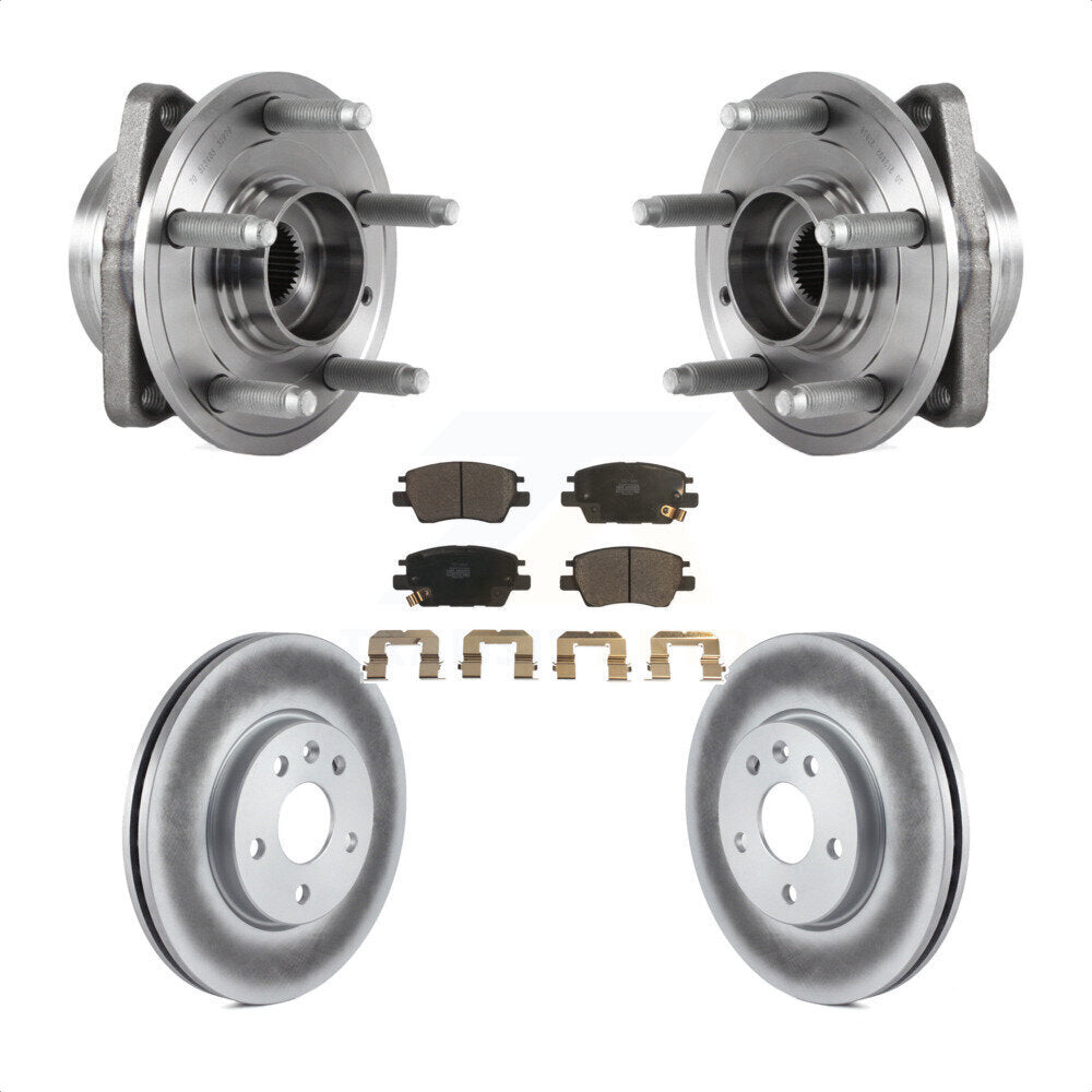 Kit de Rotor et plaquettes de frein revêtus de roulement de moyeu avant, pour Chevrolet Cruze Volt Bolt E