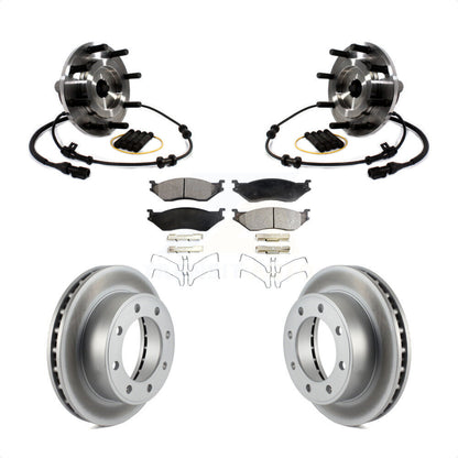 Kit de plaquettes de Rotor de frein, roulement de moyeu avant, pour Ford F-450 Super Duty F-550 4 X