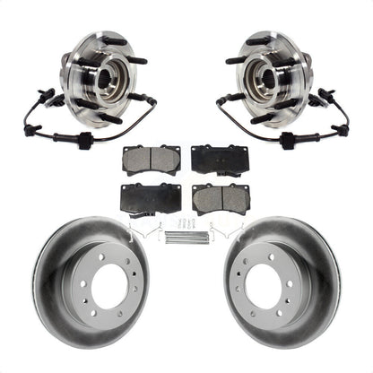 Kit de plaquettes de rotor de frein, ensemble de roulements de moyeu avant, pour Hummer H3T H 2009 – 2010