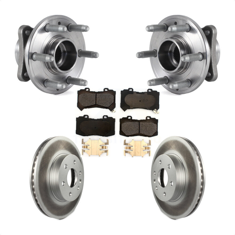 Kit de plaquettes de Rotor de frein, roulement de moyeu avant, pour Chevrolet Colorado GMC Canyon 4W
