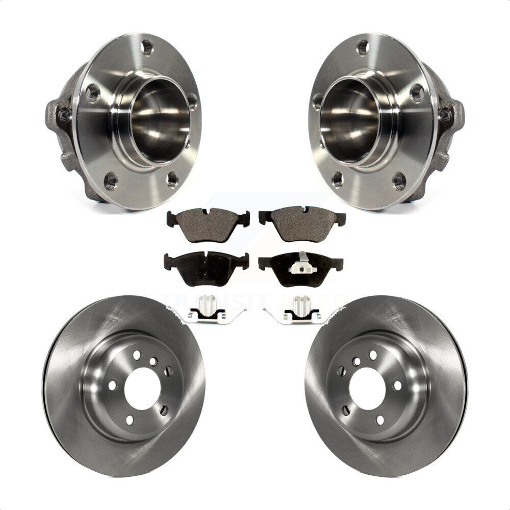 Ensemble de roulements de moyeu avant, Rotors et plaquettes de frein à disque pour BMW 528i