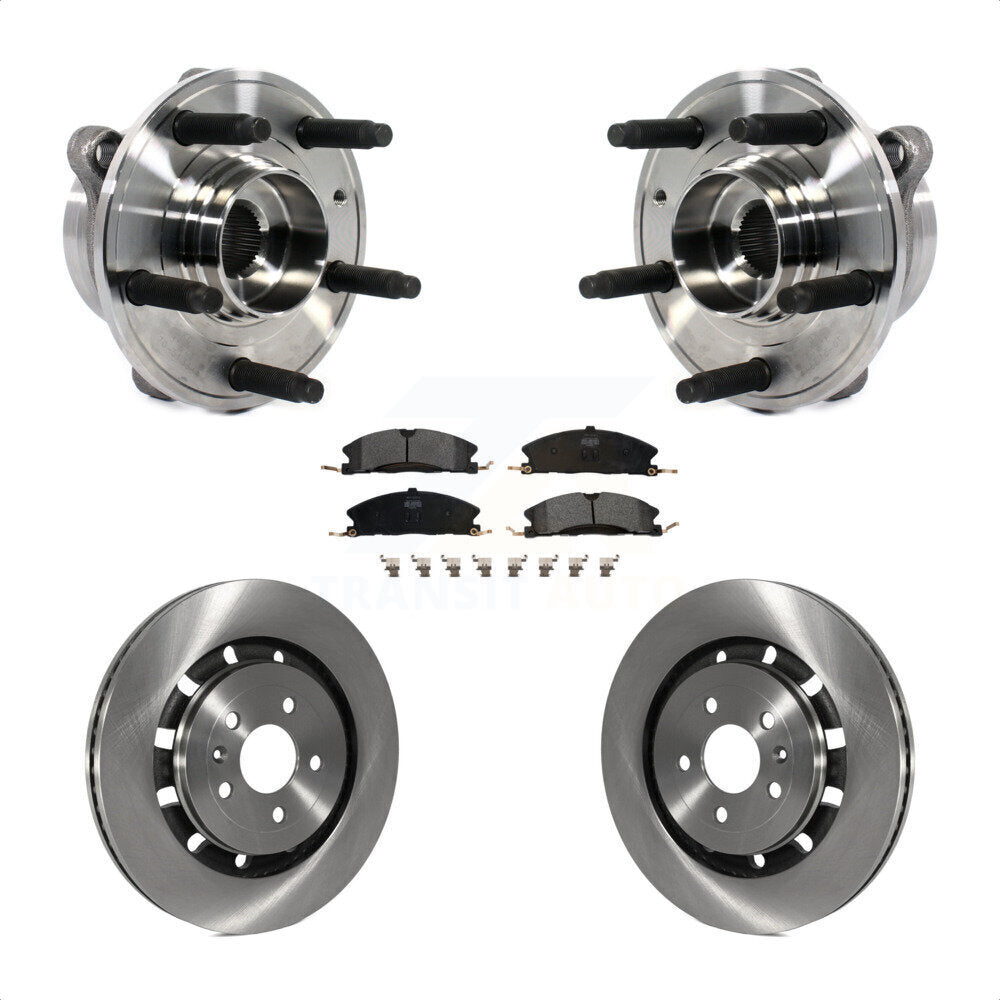 Kit de Rotor et de plaquettes de frein, roulement de moyeu avant, pour Ford Taurus Police Interceptor Seda