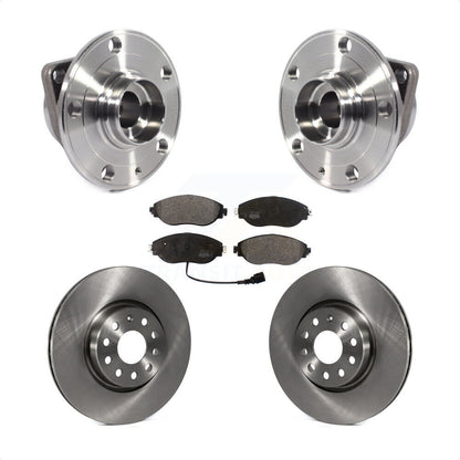 Kit de Rotor et plaquettes de frein à disque, ensemble de roulements de moyeu avant pour Volkswagen GTI Arteo